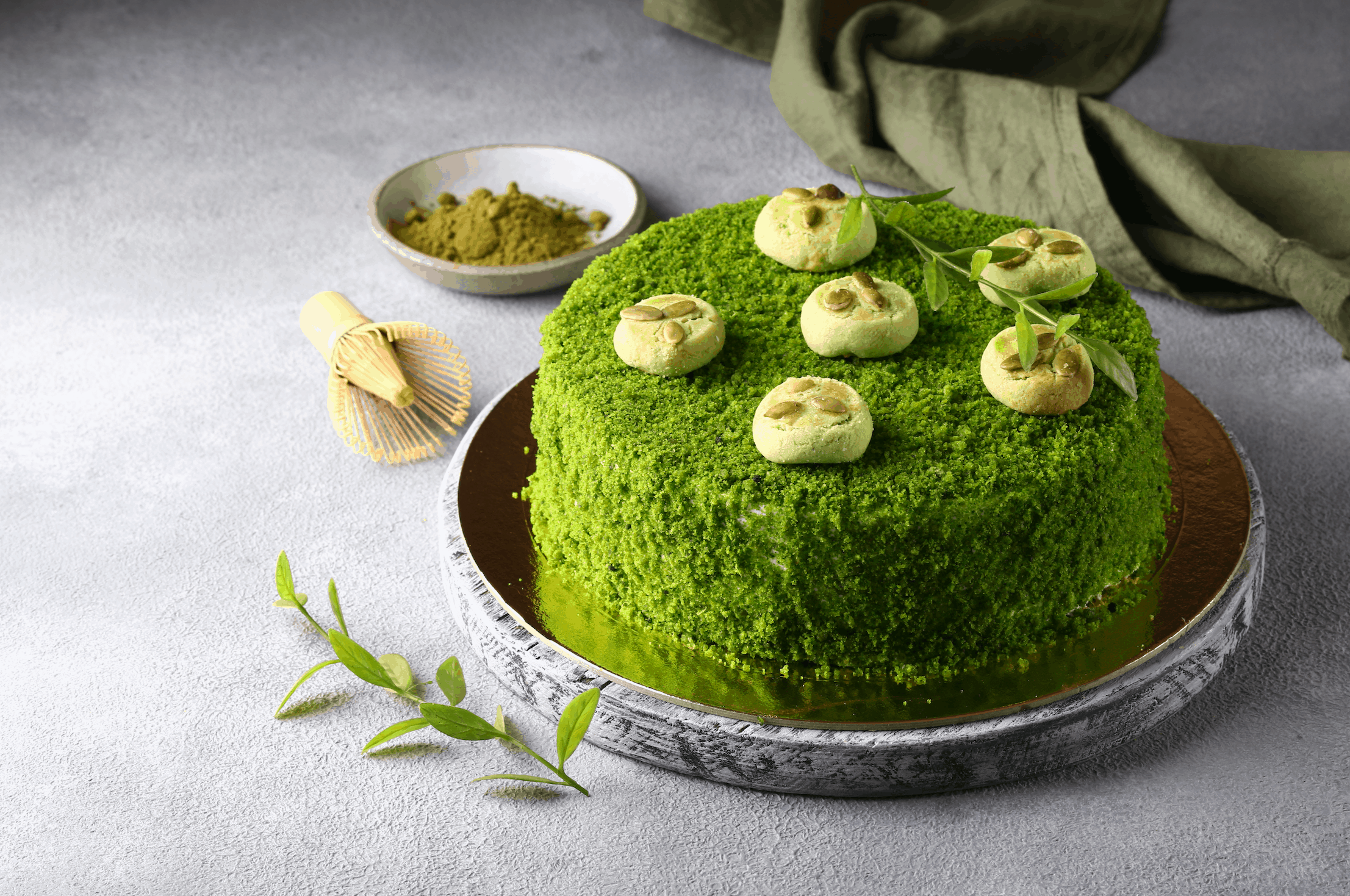 green tea cake Adorothe